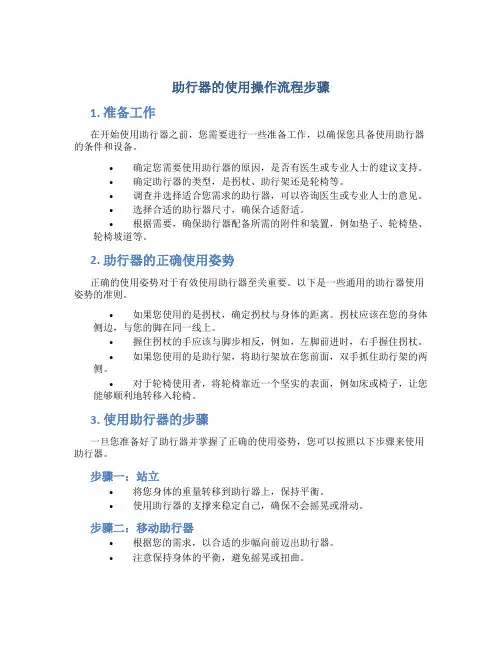助行器的使用操作流程步骤 (2)