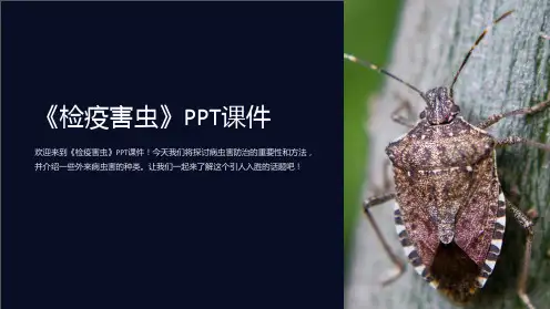 《检疫害虫》课件