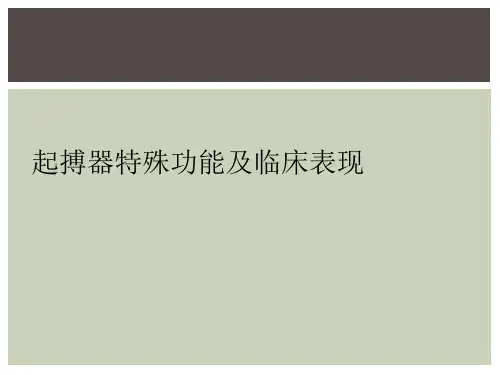 起搏器特殊功能及临床表现