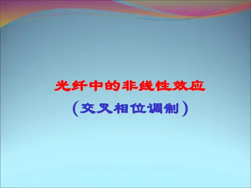 6交叉相位调制