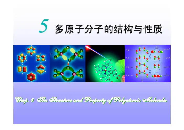 第5章多原子分子的结构与性质－2012年兰州大学李炳瑞最新结构化学课件