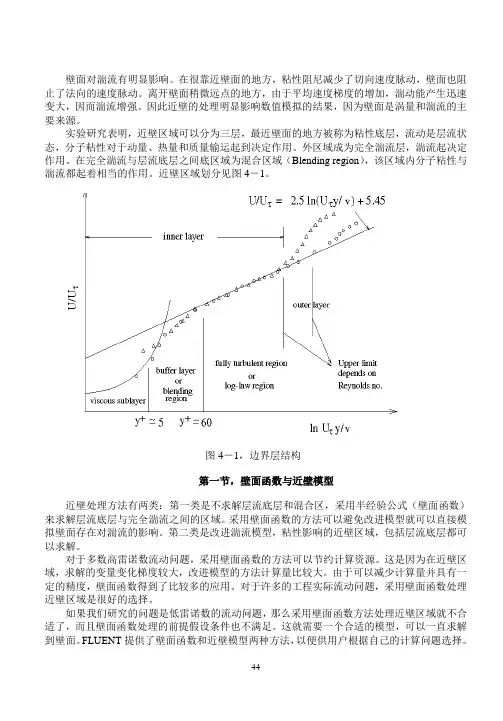 湍流流动的近壁处理详解