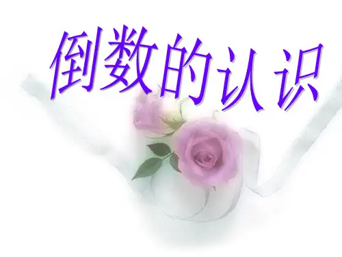 六年级上册数学课件倒数的认识苏教版(共26张PPT)