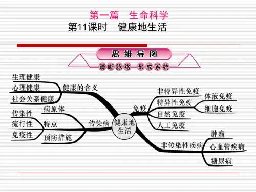 第11课时健康地生活-PPT课件