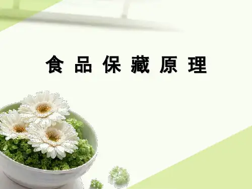最新食品保藏技术-PPT演示文稿