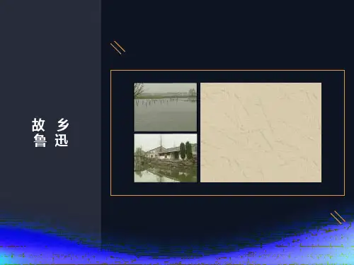 鲁迅《故乡》ppt课件