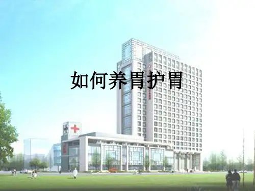 如何养胃护胃 PPT课件
