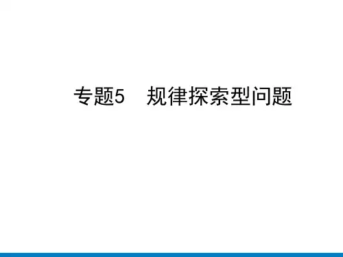 专题5 规律探索型问题
