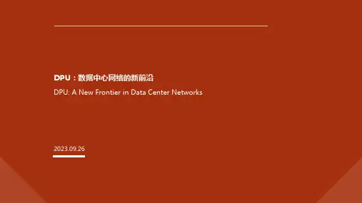 DPU：数据中心网络的新前沿