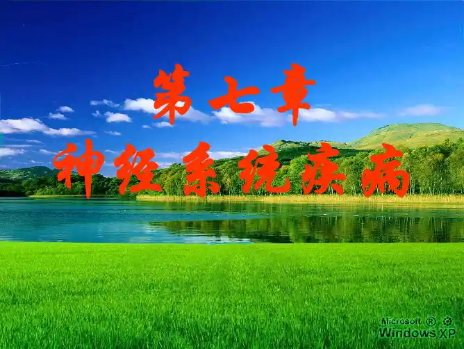 内科第七章 神经系统疾病