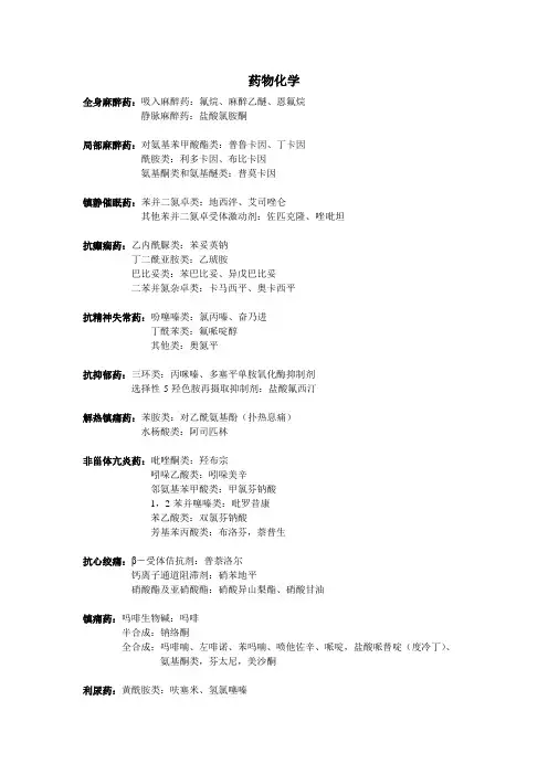 药物化学