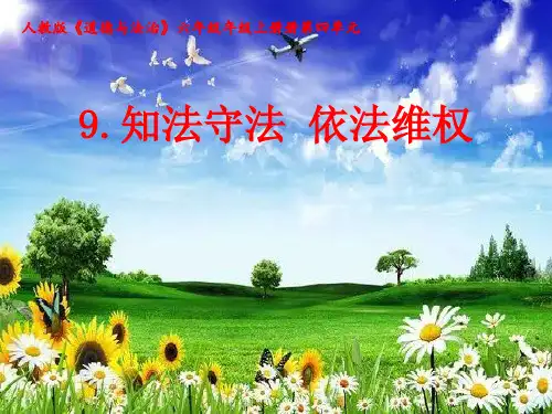 六年级上册_知法守法依法维权部编版PPT(精品)3
