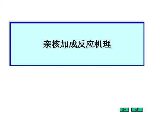 亲核加成机理