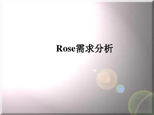 ROSE用例图与活动图示例