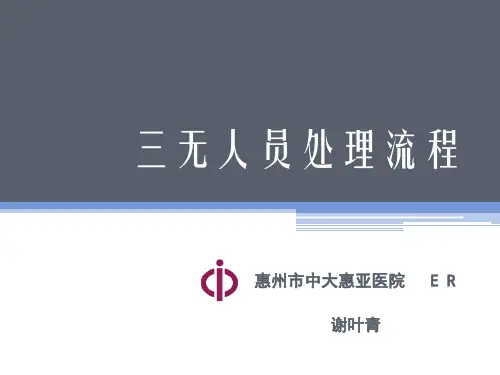 三无人员处理流程.