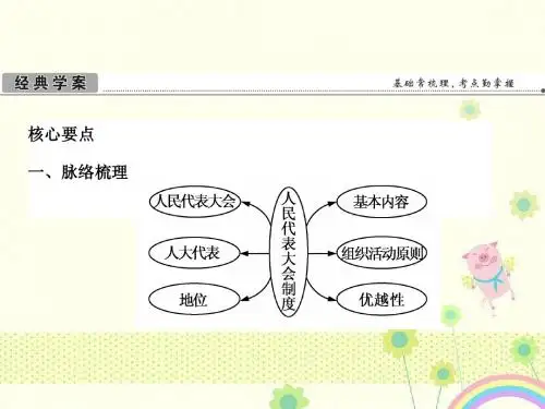 新人教版必修2高考政治总复习一轮课时课件：3.5《我国的人民代表大会制度》