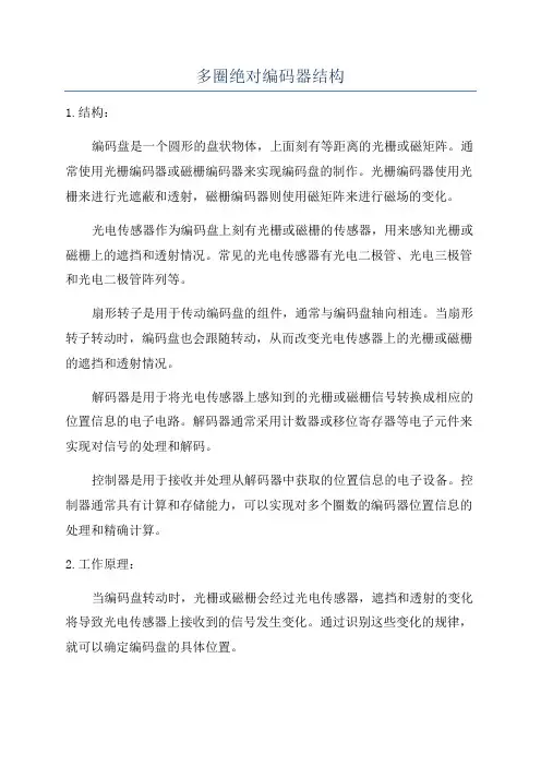 多圈绝对编码器结构