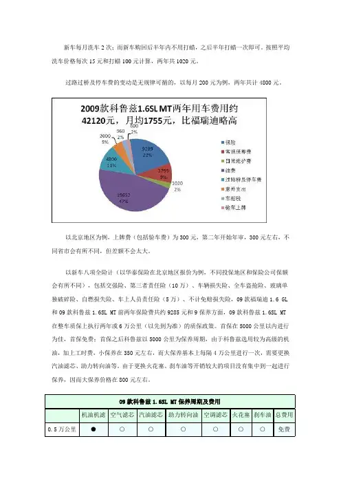 科鲁兹保养