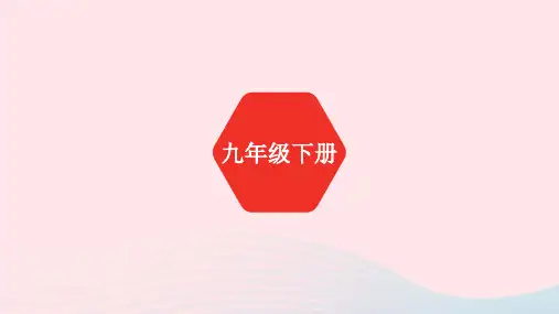 安徽省中考语文速记二课标推荐文言文23篇逐句翻译九下抢分课件