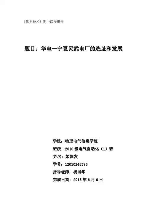 华电—宁夏灵武电厂