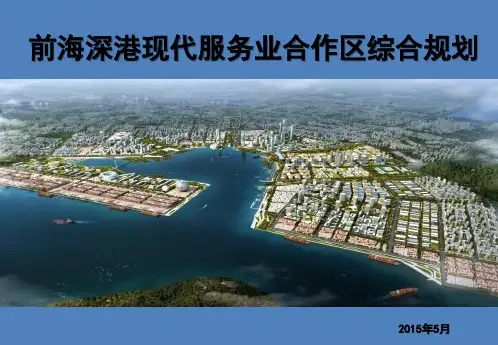 前海深港现代服务业合作区综合规划教程