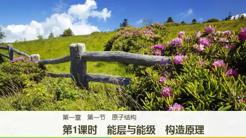 人教版高中化学选修3课件：第一章 第一节 原子结构 第1课时