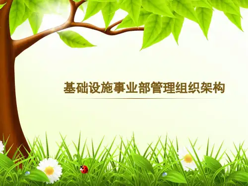 1.基础设施事业部管理组织架构