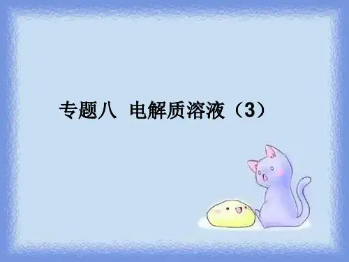 电解质溶液3