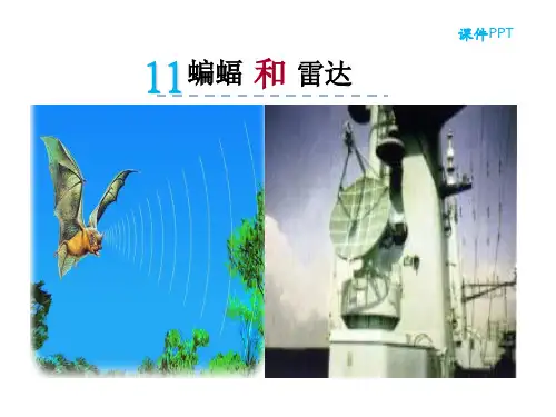 人教版四年级下册语文第三单元 第十一课蝙蝠和雷达