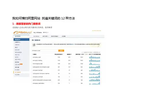 阿里关键词查找12种方法