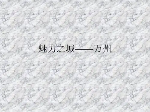 魅力之城——万州