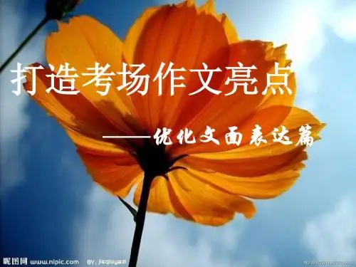 打造考场作文亮点