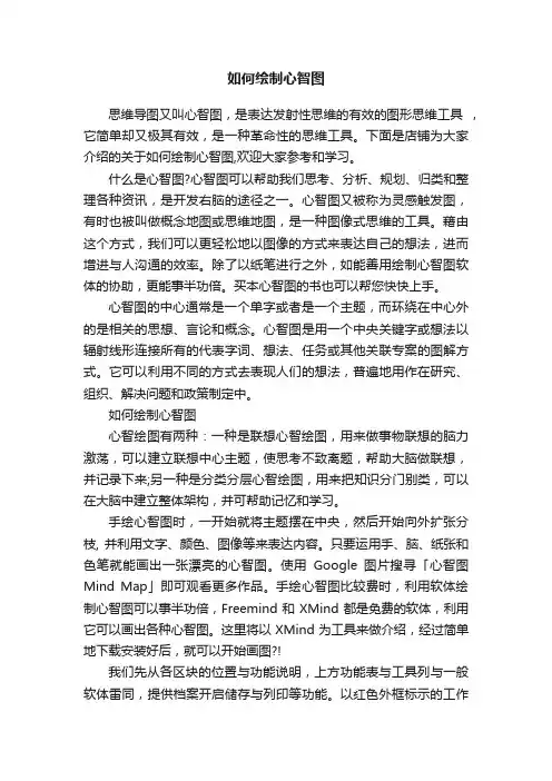如何绘制心智图