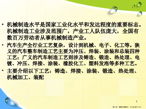 机械制造行业职业病危害因素及防治