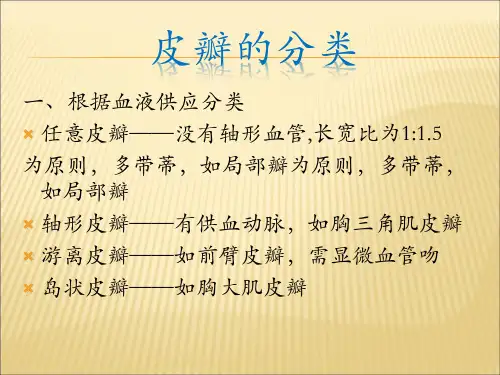 皮瓣的分类