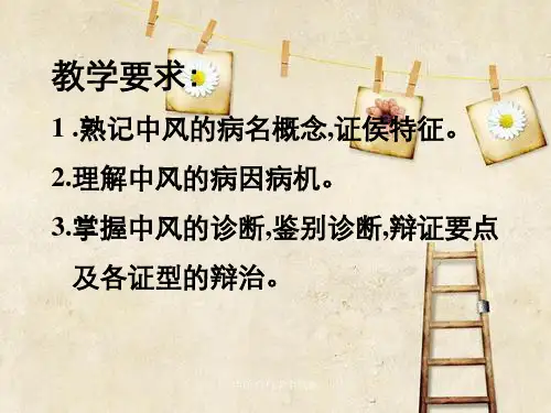中医内科学中风病