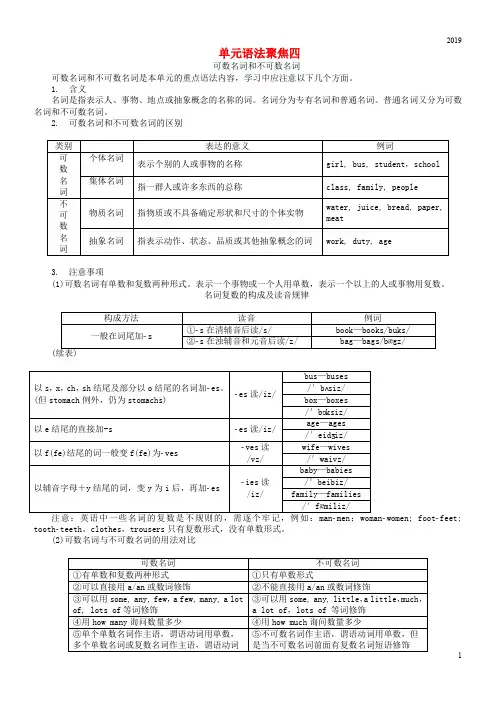 2019七年级英语上册 Unit 4 Food and Restaurants素材 (新版)冀教版