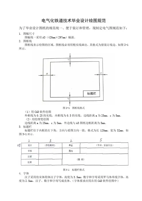 A3绘图规范