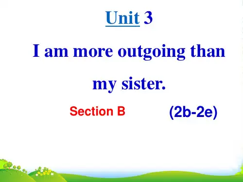 人教英语八年级上册 Unit3Section B 2b2e) -课件