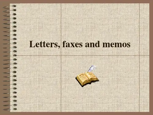商务英语中级写作memo