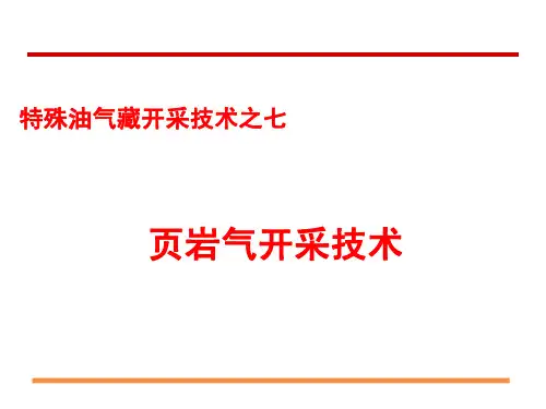 页岩气开采技术