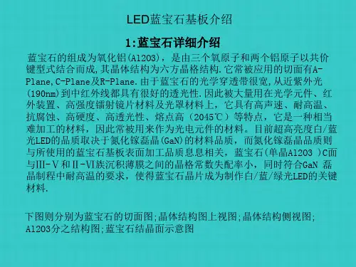 蓝宝石LED衬底工艺流程