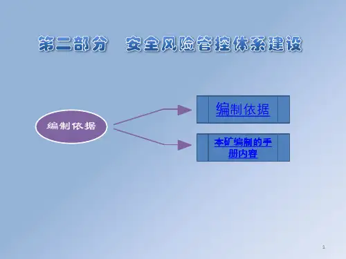 安全风险管控体系建设