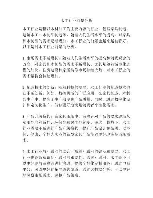 木工行业前景分析