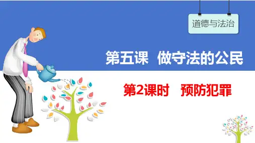 最新部编人教版道德与法治八年级上册《预防犯罪》优质教学课件