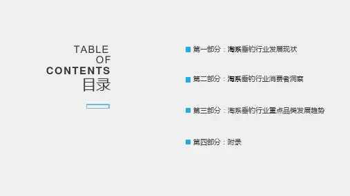 2020淘系垂钓行业消费洞察报告课件