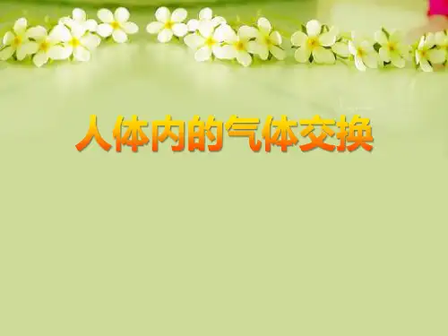 《人体内的气体交换》PPT