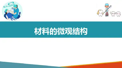 材料学基础知识(口腔材料学课件)