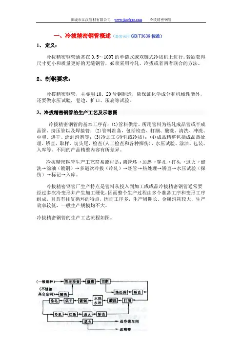 冷拔精密钢管