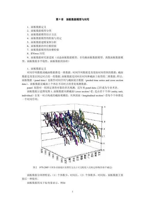 面板数据模型与应用